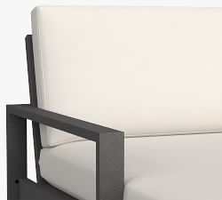 Indio Metal 2-Piece Loveseat Chaise Outdoor Sectional