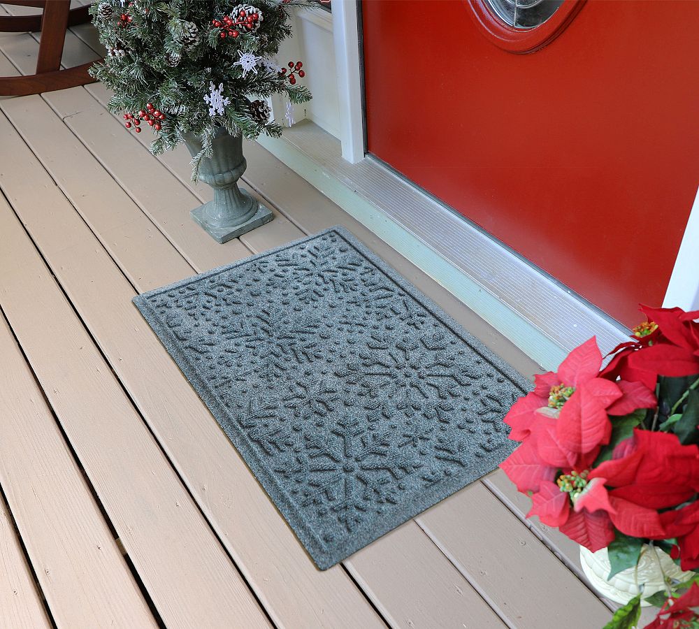 Snowy Outdoor Door Mat
