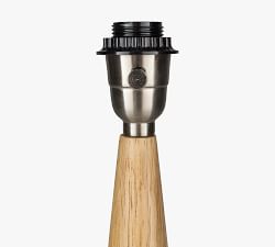Cowan Ceramic &amp; Wood Table Lamp (19&quot;)