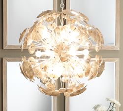 Clyborn Antique Glass Round Chandelier (30&quot;)