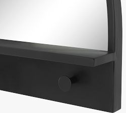 Darrian Arch Wall Mirror With Hooks