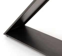 Geometric Coated Gunmetal Firewood Holder
