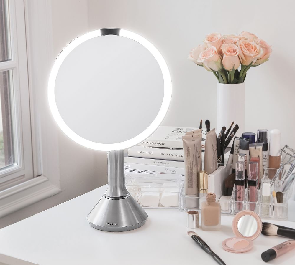 Simplehuman&#174; 8&quot; Sensor Makeup Mirror withTouch-Control Brightness