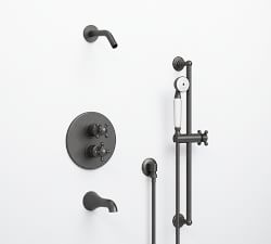 Warby Thermostatic Bathtub &amp; Shower Set with Handshower