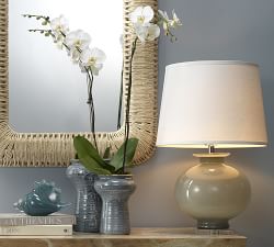 Reservoir Hand-Blown Glass Table Lamp (27&quot;)