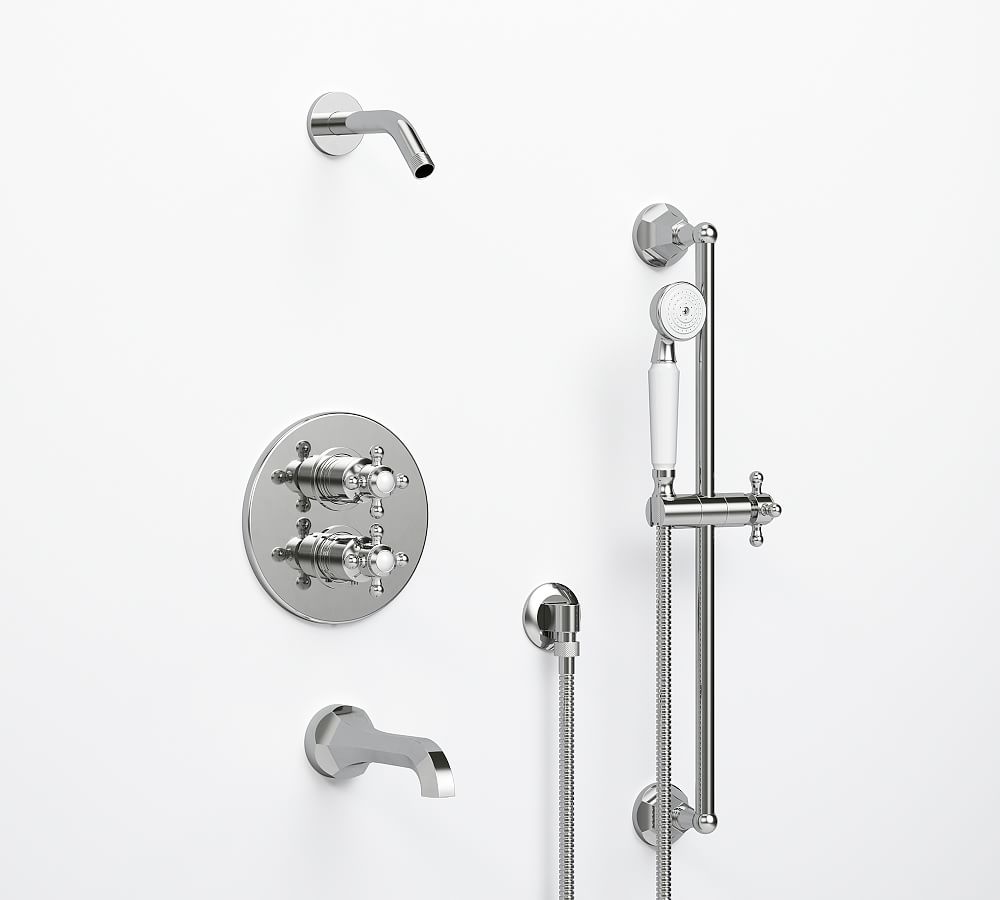 Victoria Thermostatic Bathtub &amp; Shower Set with Handshower