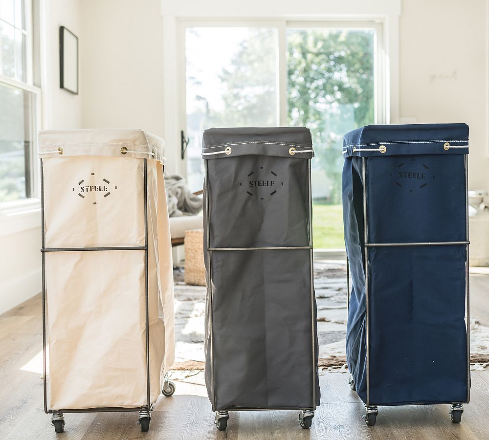 Tall Canvas Caddie With Wheels