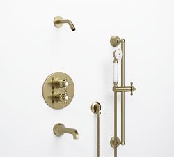 Victoria Thermostatic Bathtub &amp; Shower Set with Handshower
