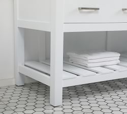 Adalina 72&quot; Marble Top Double Sink Vanity