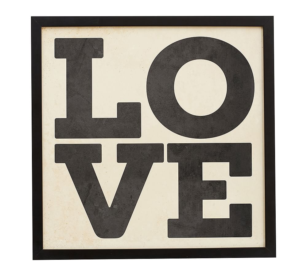 Framed Love Print