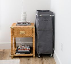 Tall Canvas Caddie With Wheels