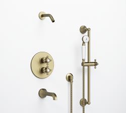 Victoria Thermostatic Bathtub &amp; Shower Set with Handshower