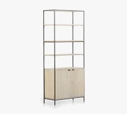 Graham Open Bookcase with Doors (35&quot;)