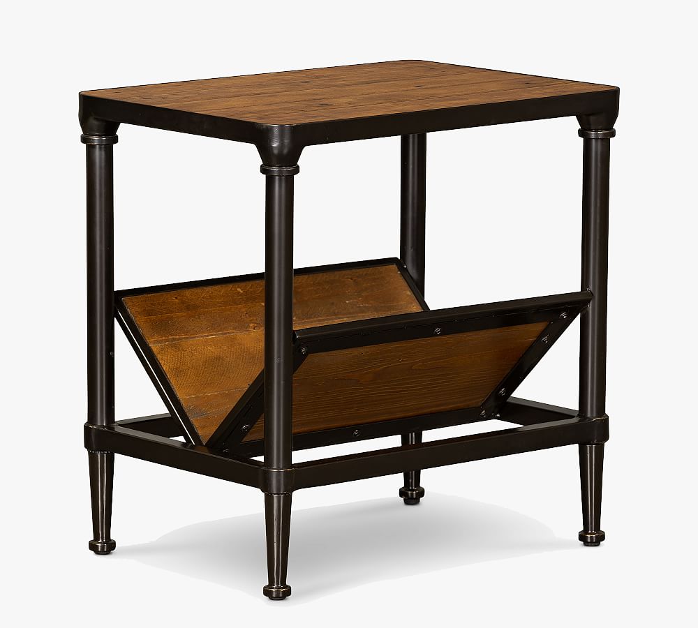 Juno Rectangular Reclaimed Wood End Table (20&quot;)