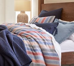 Silas Stripe Cotton Duvet Cover &amp; Shams