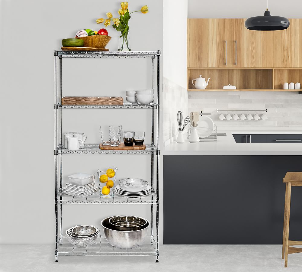 Wire Rolling Storage Cart