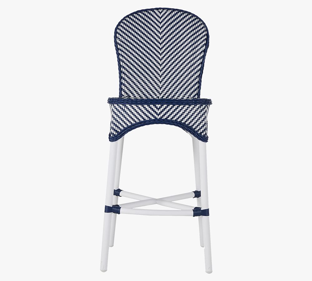 Linus Wicker Outdoor Barstool