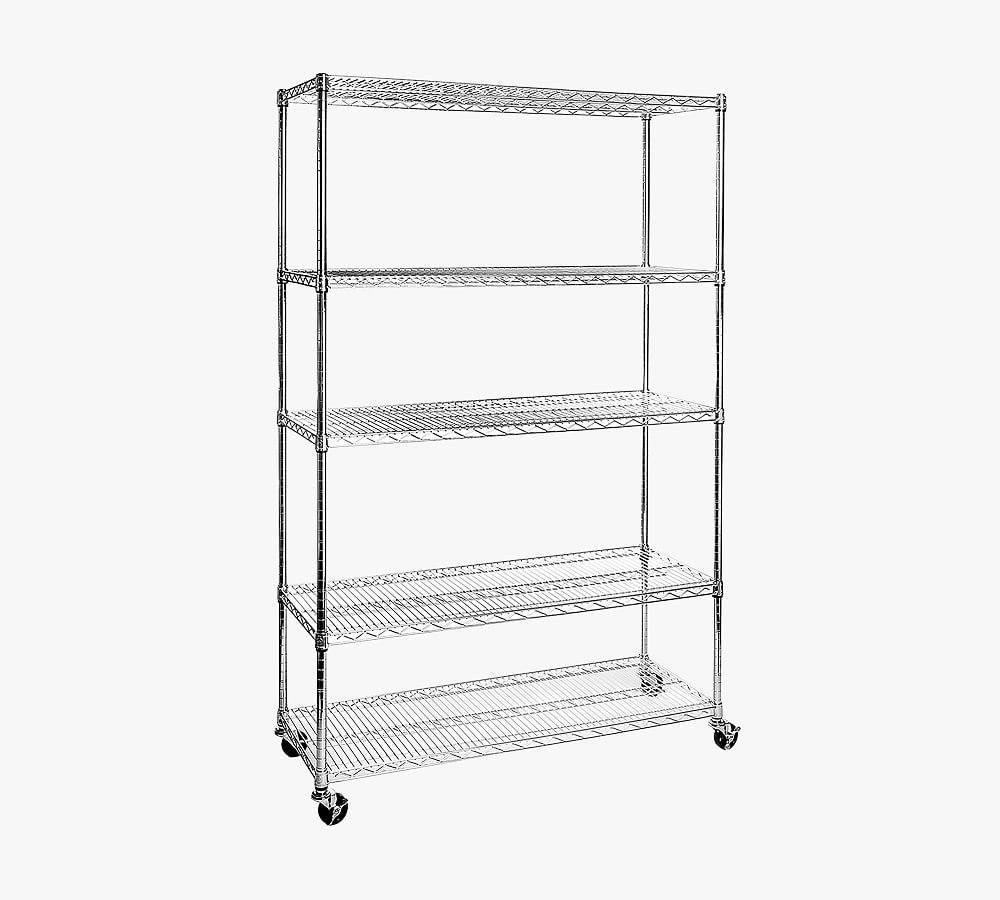 Wire Rolling Storage Cart