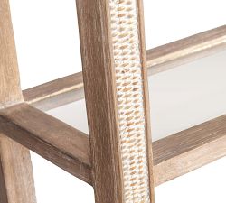 Burnaby Rattan Etagere Bookcase