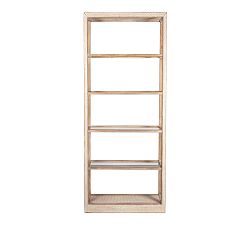 Burnaby Rattan Etagere Bookcase