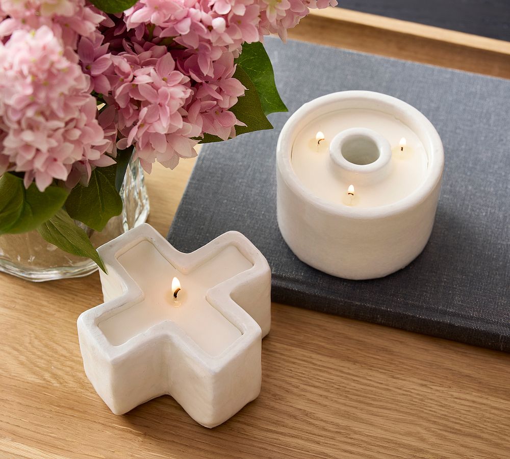 XO Ceramic Candle Set