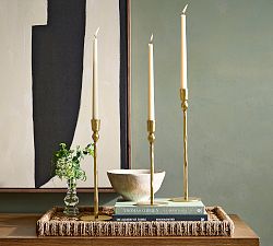 Poconos Hammered Taper Candleholders