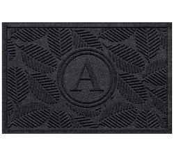 WaterHog Deanna Monogram Performance Doormat