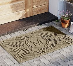WaterHog Deanna Monogram Performance Doormat