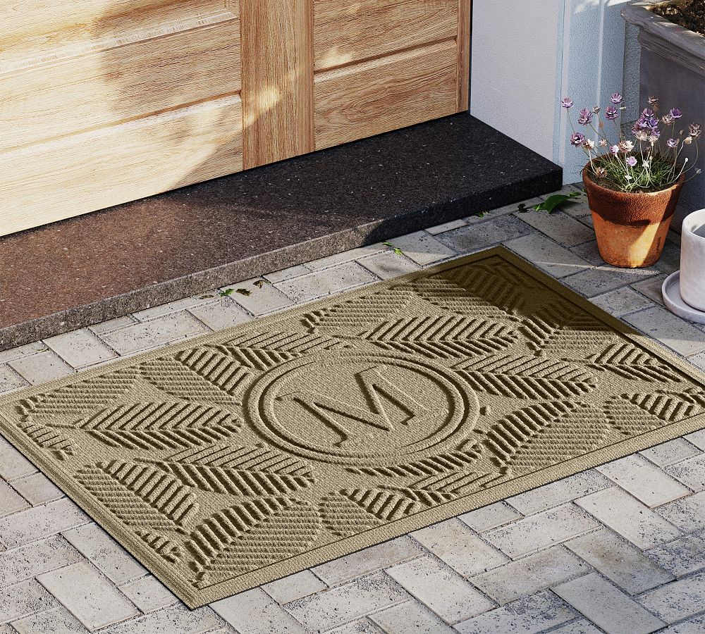 WaterHog Deanna Monogram Performance Doormat