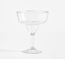 Hammered Outdoor Margarita Glasses
