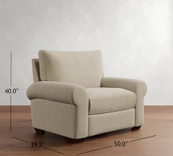 Big Sur Roll Arm Power Recliner