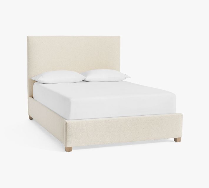 Raleigh Square Upholstered Bed Quick Ship
