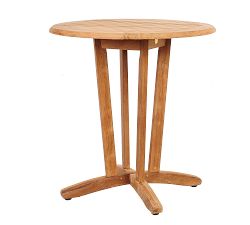 Val Teak Round Outdoor Bistro Table (27&quot;)
