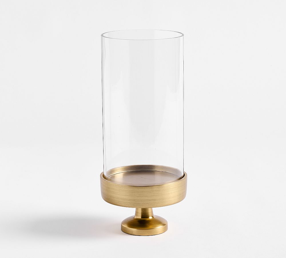 Monique Lhuillier Salerno Hurricane Pillar Candleholder, Large