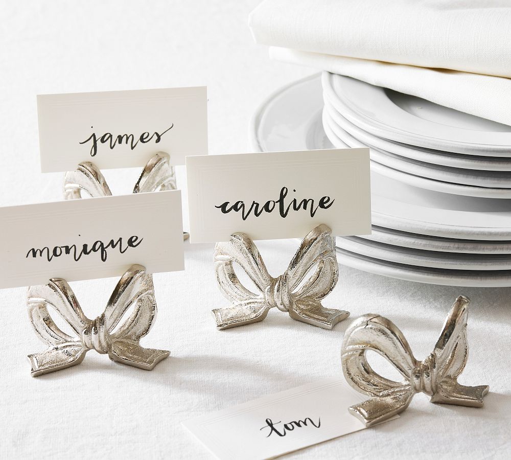 Monique Lhuillier Clara Bow Place Card Holders - Set of 4