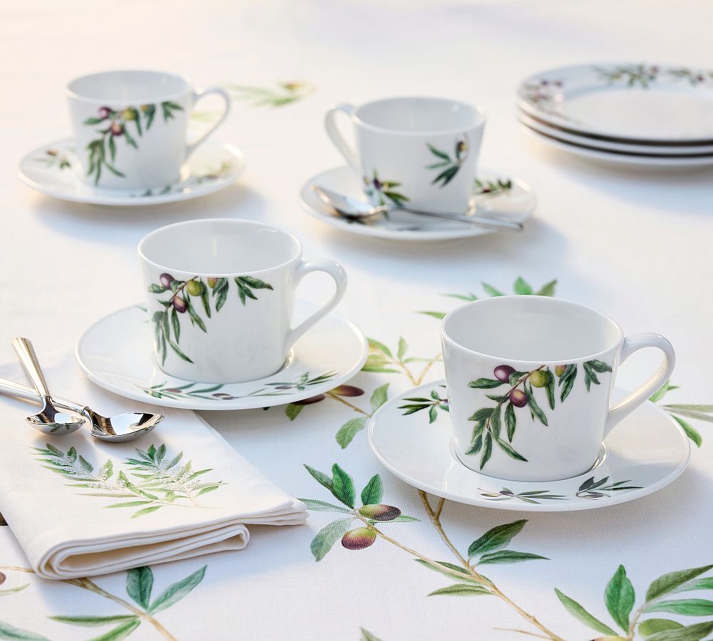 Monique Lhuillier Olive Orchard Mugs - Set of 4