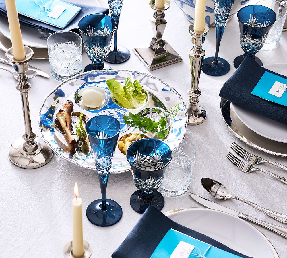 Antique Cut Champagne Flutes