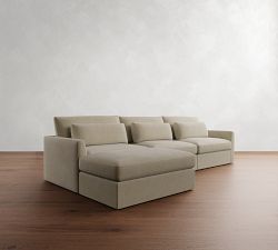 Westwood Fin Arm Deep Seat Modular Chaise Sectional (142&quot;)