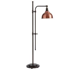Articulating Metal Bell Floor Lamp (61&quot;)