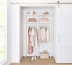 Essential&#160;Reach-In&#160;Closet by Hold Everything, 4' Long Hanging System&#8203;