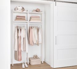 Essential&#160;Reach-In&#160;Closet by Hold Everything, 4' Long Hanging System&#8203;