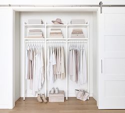 Essential&#160;Reach-In&#160;Closet by Hold Everything, 6' Long Hanging System&#8203;