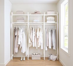 Essential Walk-In&#160;Closet by Hold Everything, 7' Long Hanging System&#8203;