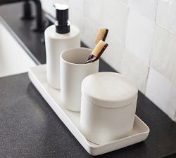 Mason Glazed Stoneware Bathroom Accessories