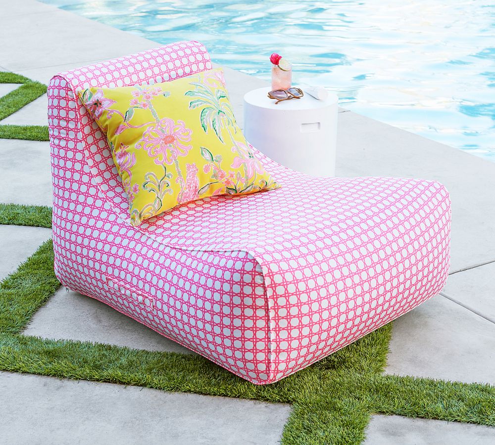 Lilly Pulitzer Coral Reef Outdoor Pool Lounger