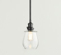 Petite Glass Pole Pendant (6&quot;)