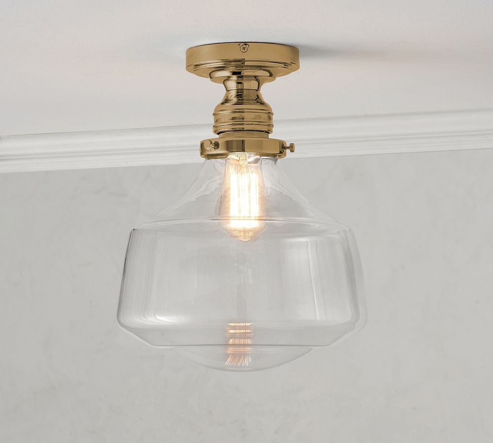 Schoolhouse Glass Flush Mount (11&quot;)