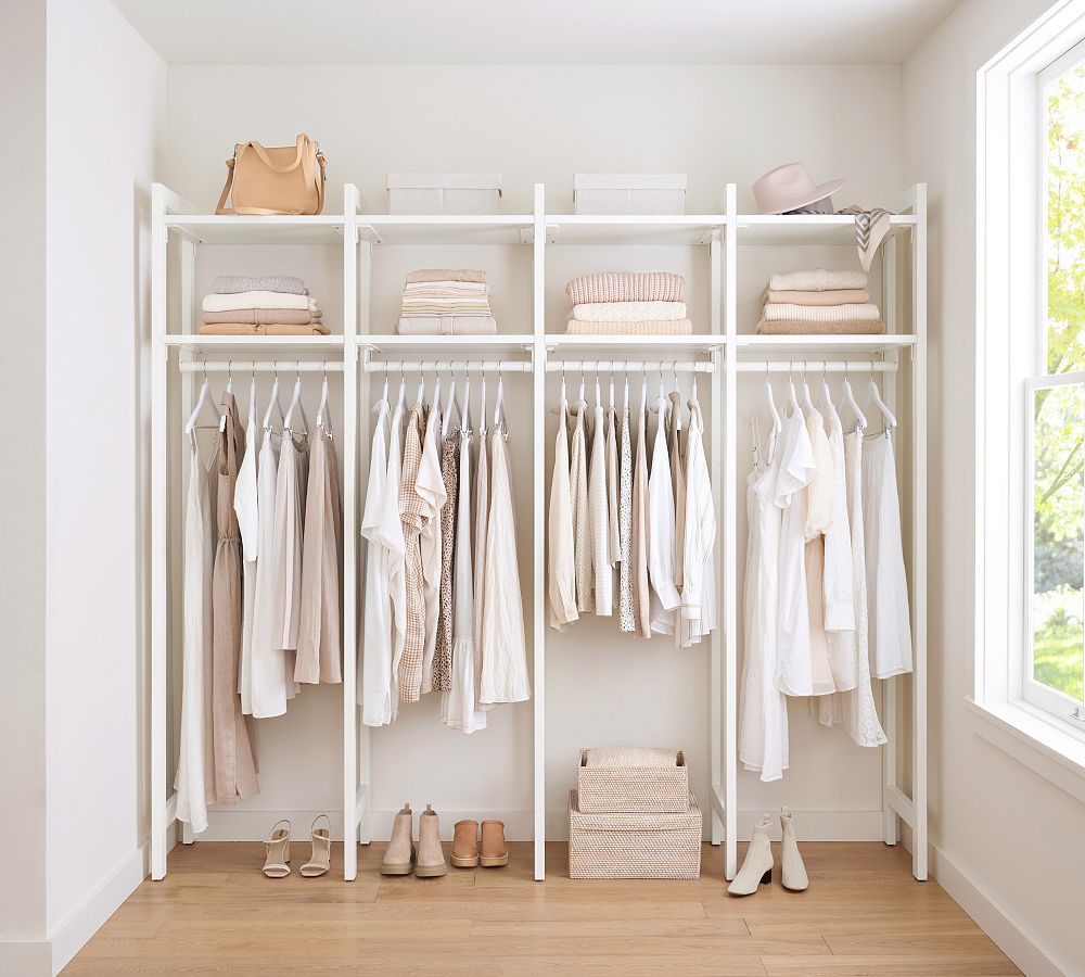 Essential Walk-In&#160;Closet by Hold Everything, 8' Long Hanging System&#8203;