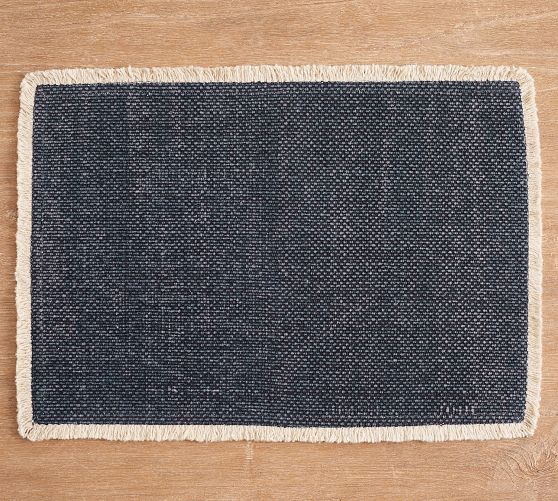 Mason Handwoven Cotton Fringe Placemats