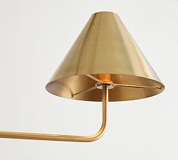 Monroe Mobile Tumbled Brass Shade, Set of 2 (10&quot;)